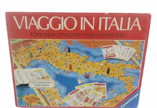 VIAGGIO IN ITALIA GIOCO IN SCATOLA RAVENBURGER 1988 VINTAGE