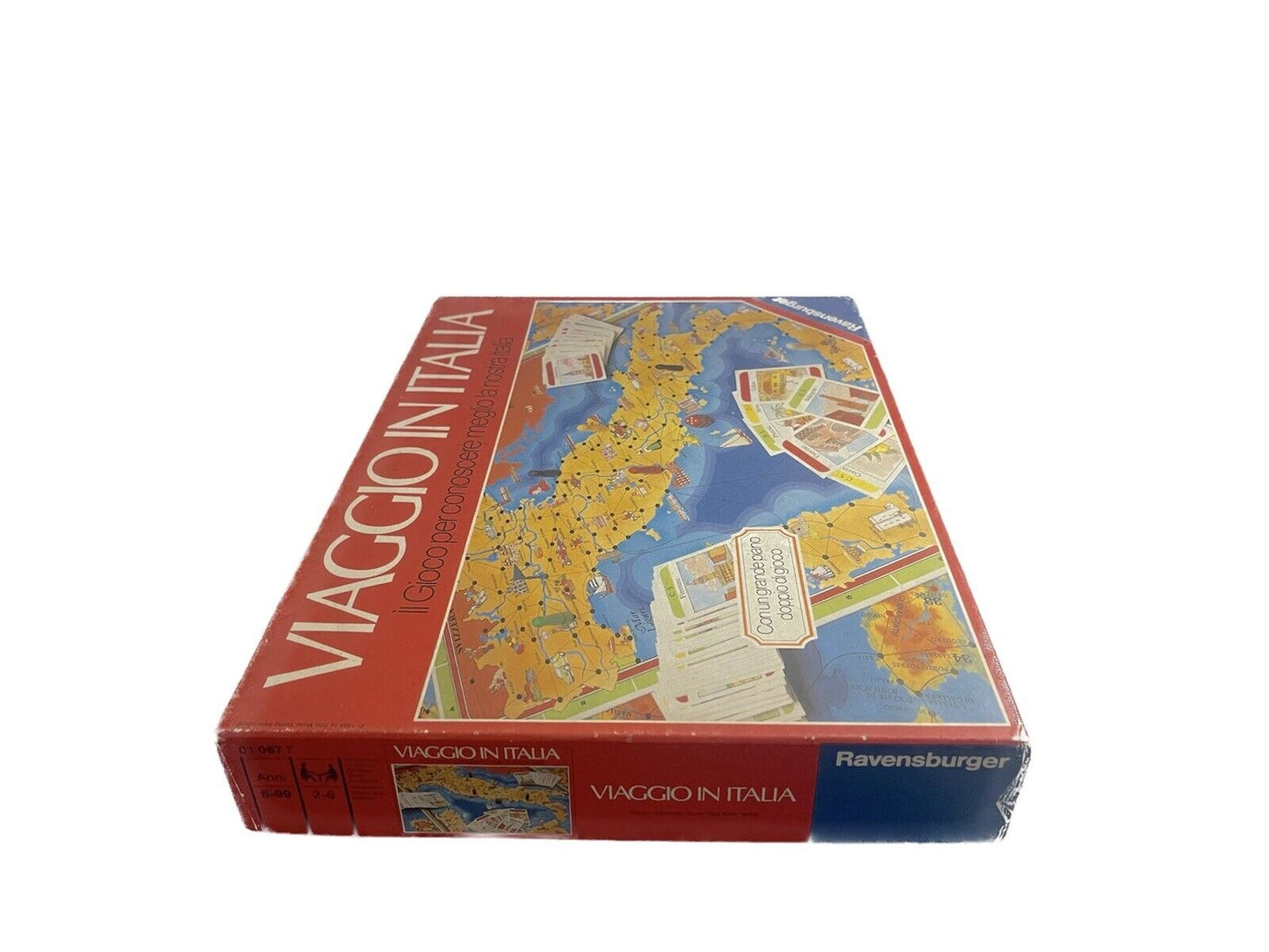 VIAGGIO IN ITALIA GIOCO IN SCATOLA RAVENBURGER 1988 VINTAGE