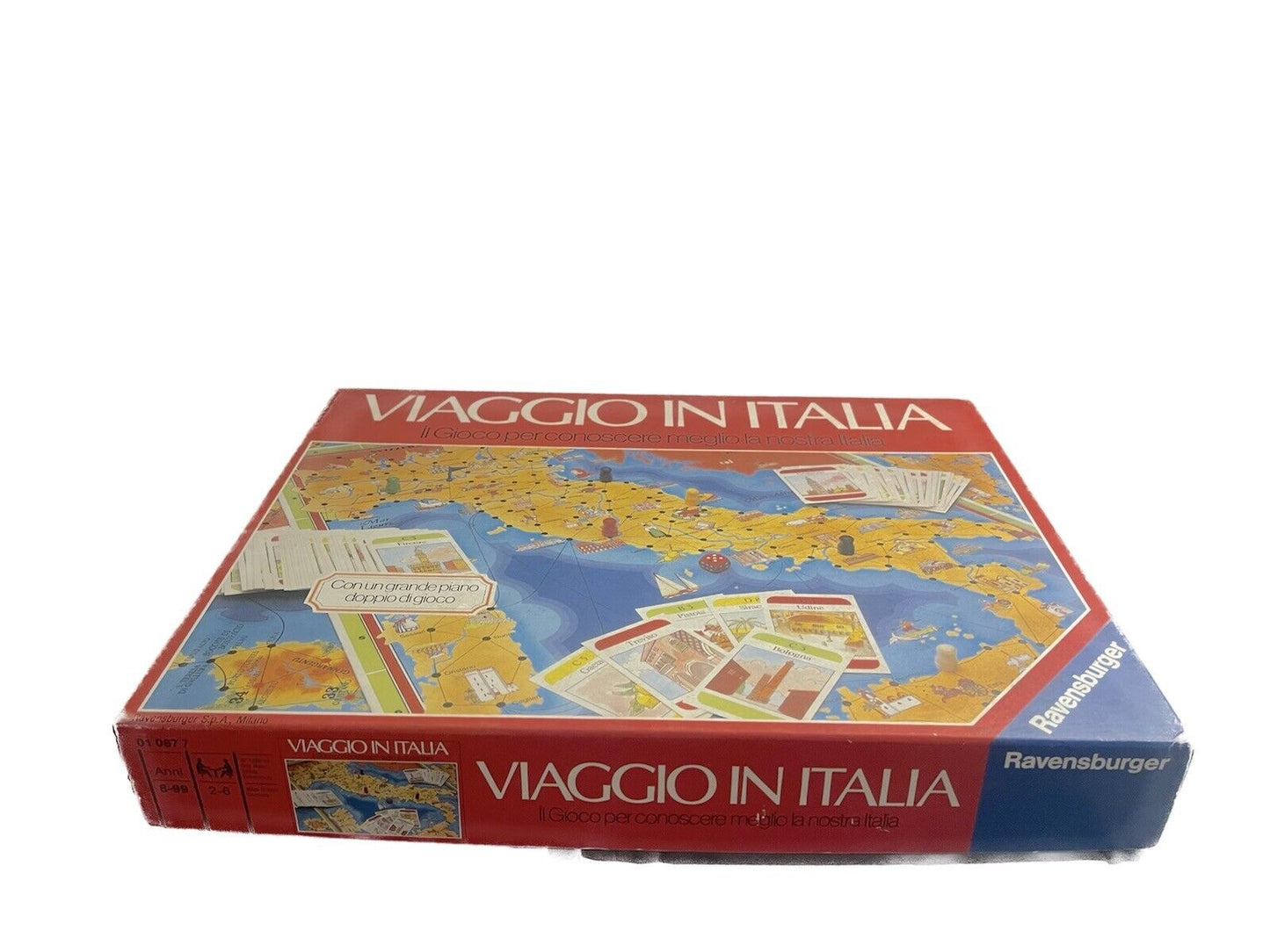 VIAGGIO IN ITALIA GIOCO IN SCATOLA RAVENBURGER 1988 VINTAGE