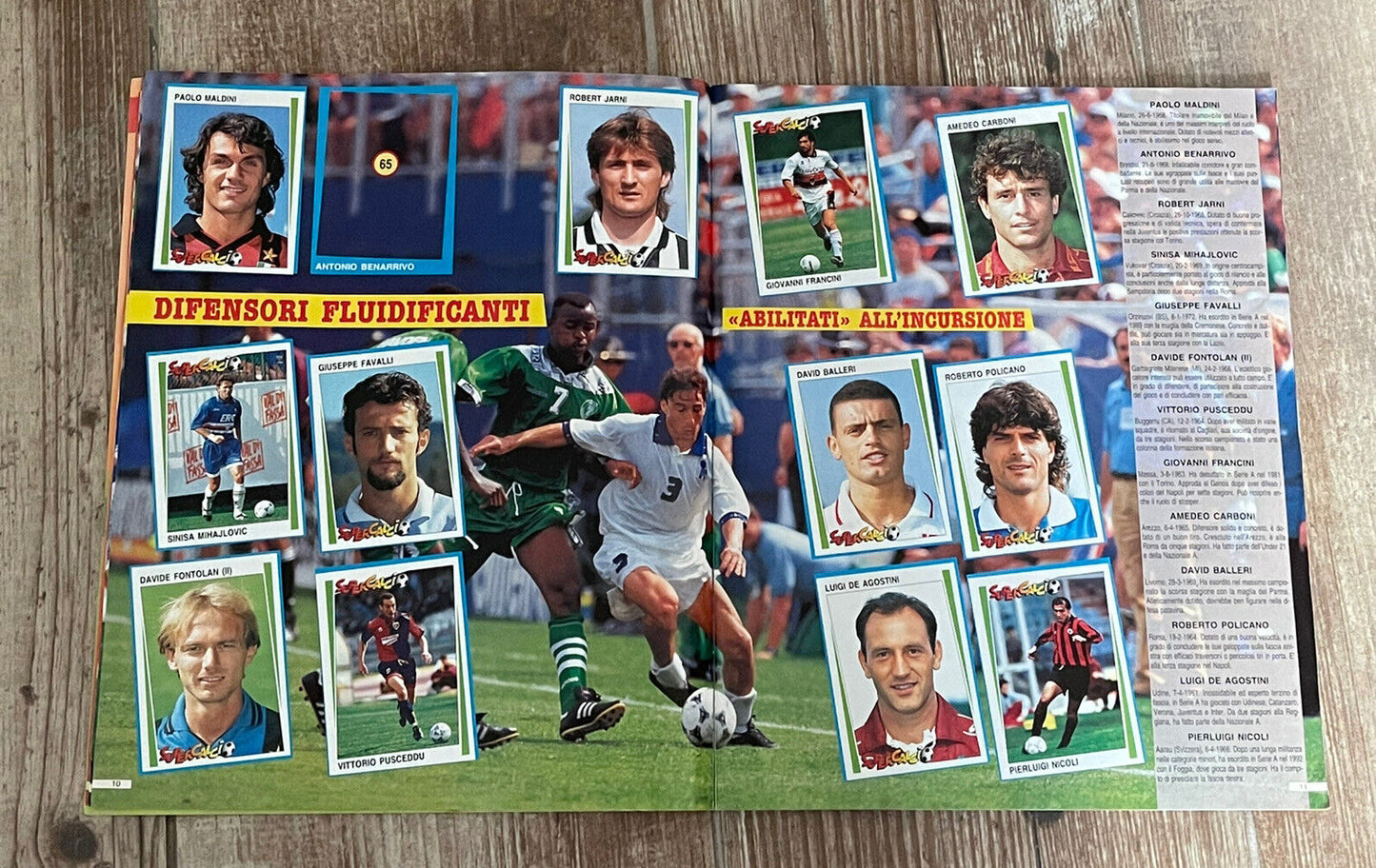 ALBUM FIGURINE CALCIATORI PANINI 1994-1995 SUPERCALCIO COMPLETO -28