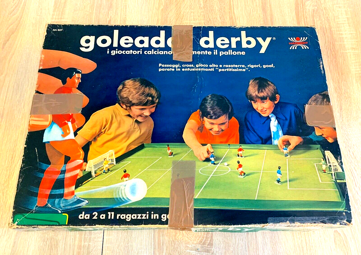 GOLEADOR DERBY GIOCO CALCETTO HARBERT ANNI 70 CALCIO