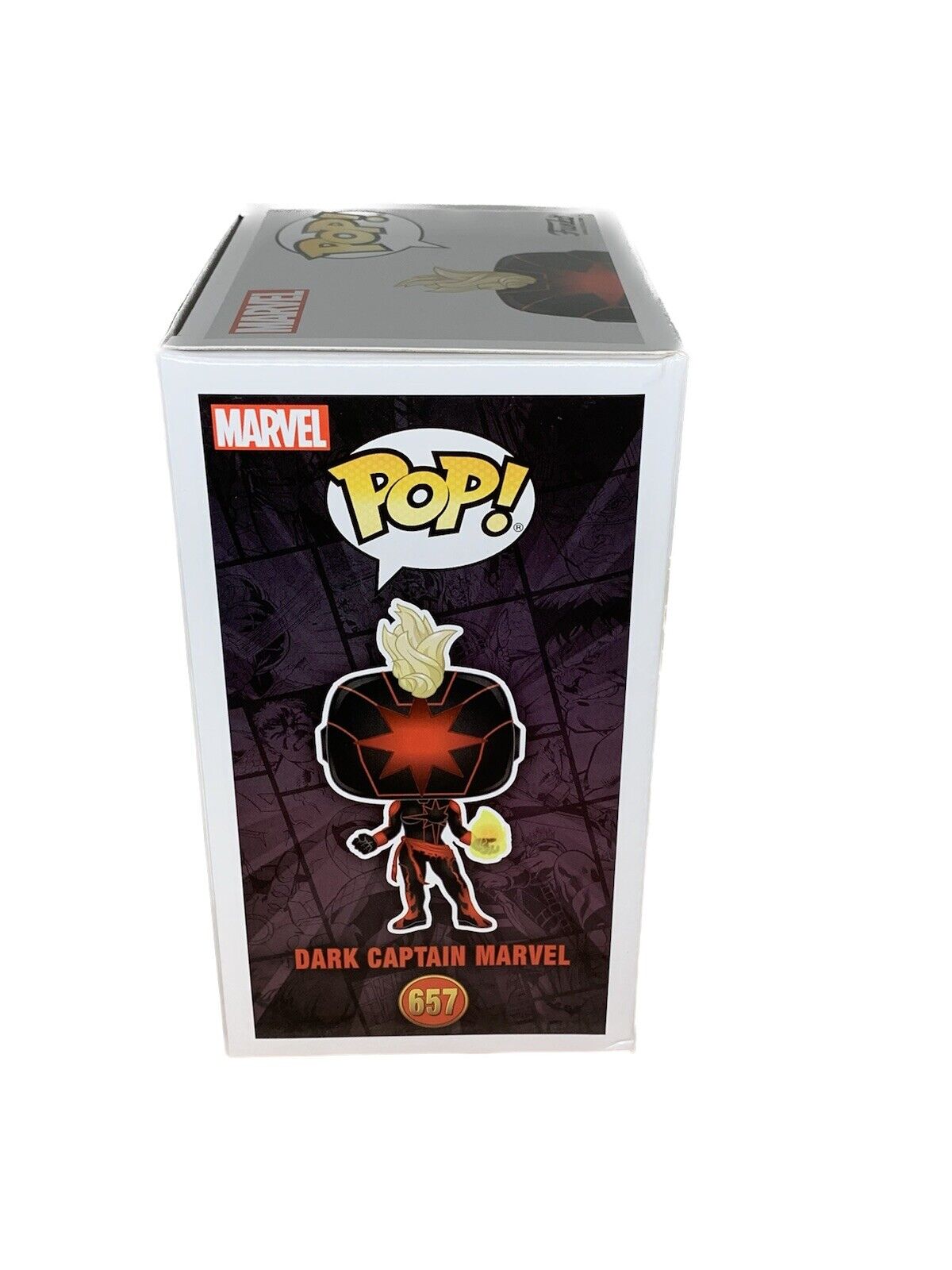 FUNKO POP! MARVEL #657 DARK CAPTAIN MARVEL 2020 SUMMER CONVETION LIMITED EDITION