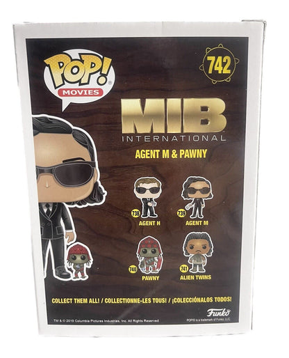 FUNKO POP! AGENT M & PAWNY #742 MEN IN BLACK SPECIAL EDITION NUOVO SIGILLATO