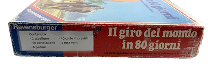 IL GIRO DEL MONDO IN 80 GIORNI GIOCO IN SCATOLA RAVENSBURGER 1986 VINTAGE