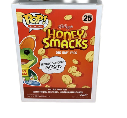 FUNKO POP! HONEY SMACKS #25 DIG 'EM FROG NUOVO SIGILLATO