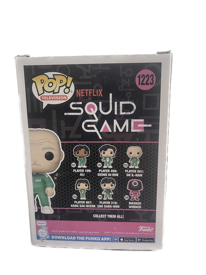 FUNKO POP! PLAYER 001: OH IL-NAM 1223 SQUID GAME NUOVO SIGILLATO