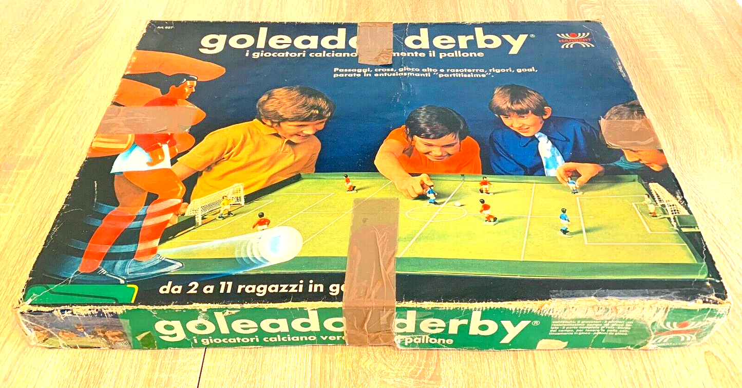 GOLEADOR DERBY GIOCO CALCETTO HARBERT ANNI 70 CALCIO