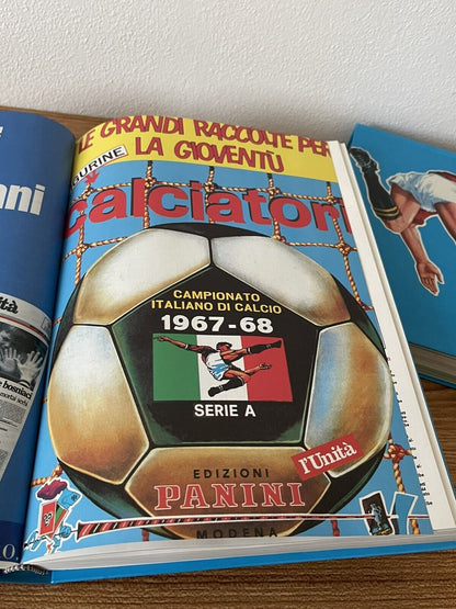 LIBRI RILEGATI L'UNITA' DAL 1961 AL 1994 I PRIMI 33 ANNI DI FIGURINE PANINI