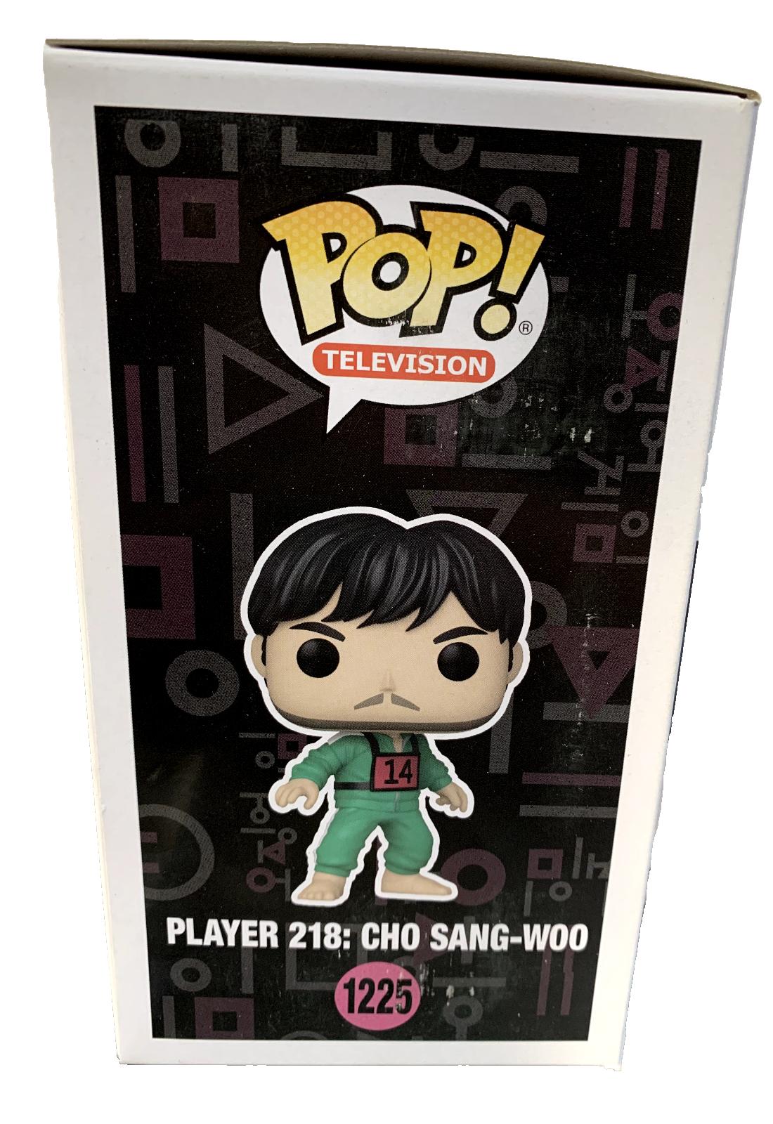 FUNKO POP! PLAYER 218: CHO SANG-WOO SQUID GAME 1225 NUOVO SIGILLATO