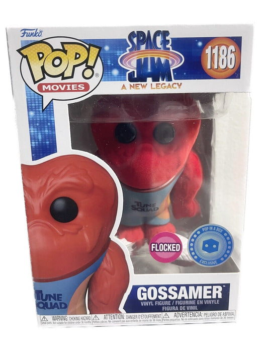 FUNKO POP! GOSSAMER #1186 SPACE JAM A NEW LEGACY FLOCKED NUOVO SIGILLATO