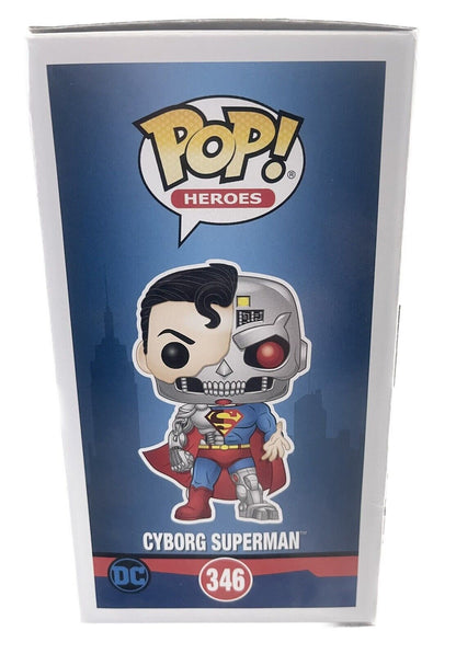 FUNKO POP! CYBORG SUPERMAN #346 SUPERMAN LIMITED EDITION EXCLUSIVE NUOVO