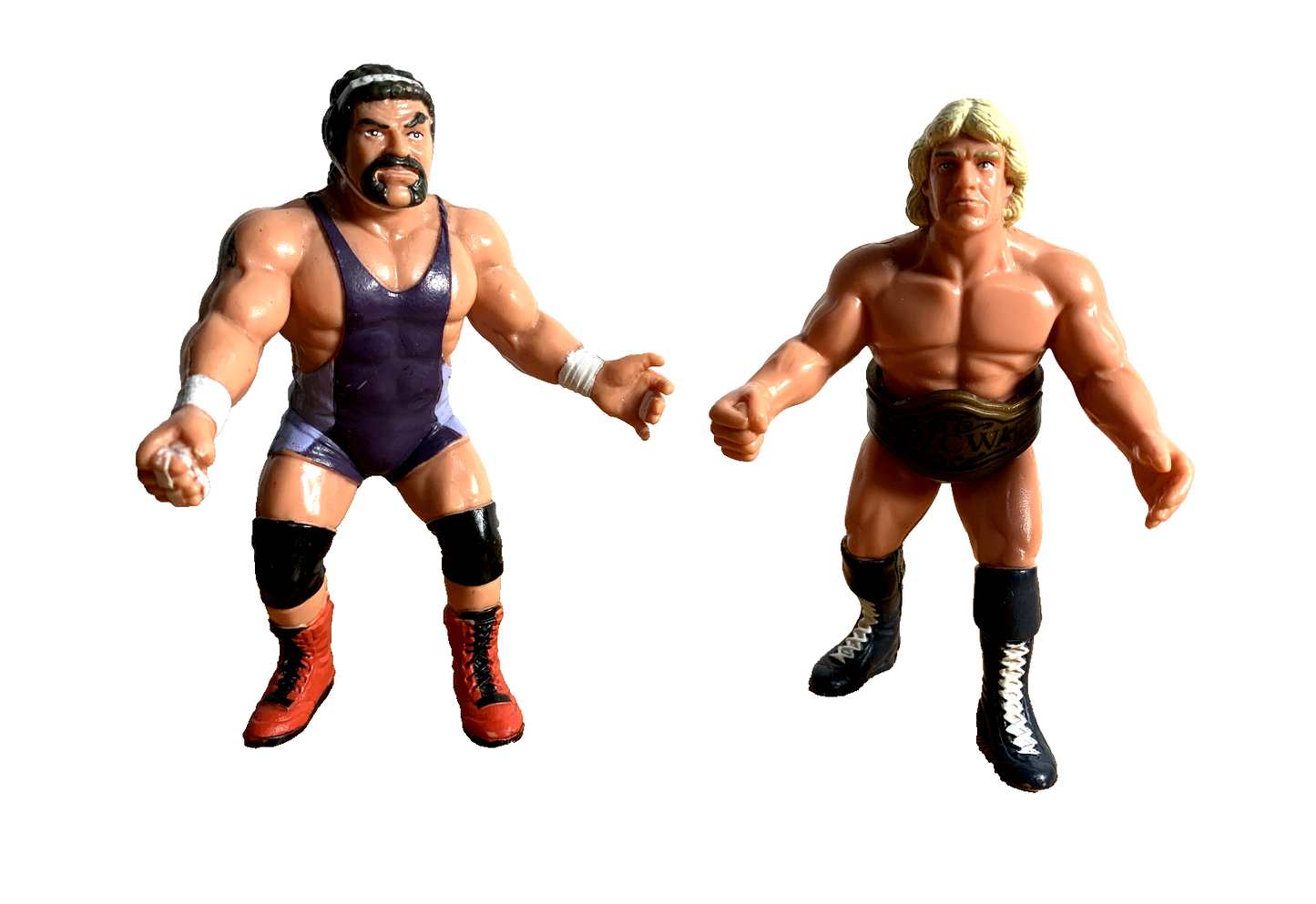 WWF WRESTLING RICK STEINER & RIC FLAIR 1990 GALOOB