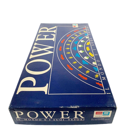 POWER IL MONDO E I SUOI TESORI GIOCO IN SCATOLA EG GIOCHI 1982 VINTAGE COMPLETO