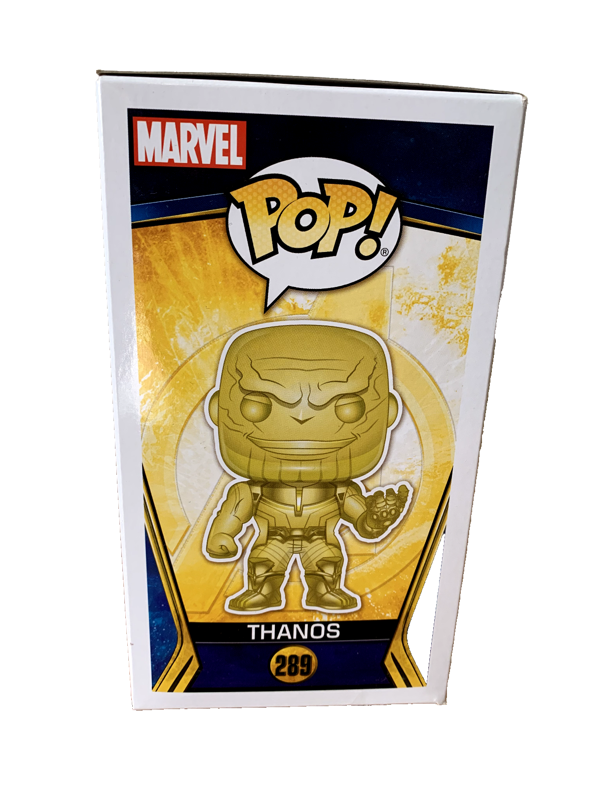 FUNKO POP! THANOS 289 GOLD AVENGERS NUOVO E SIGILLATO