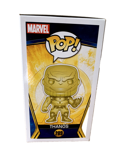 FUNKO POP! THANOS 289 GOLD AVENGERS NUOVO E SIGILLATO