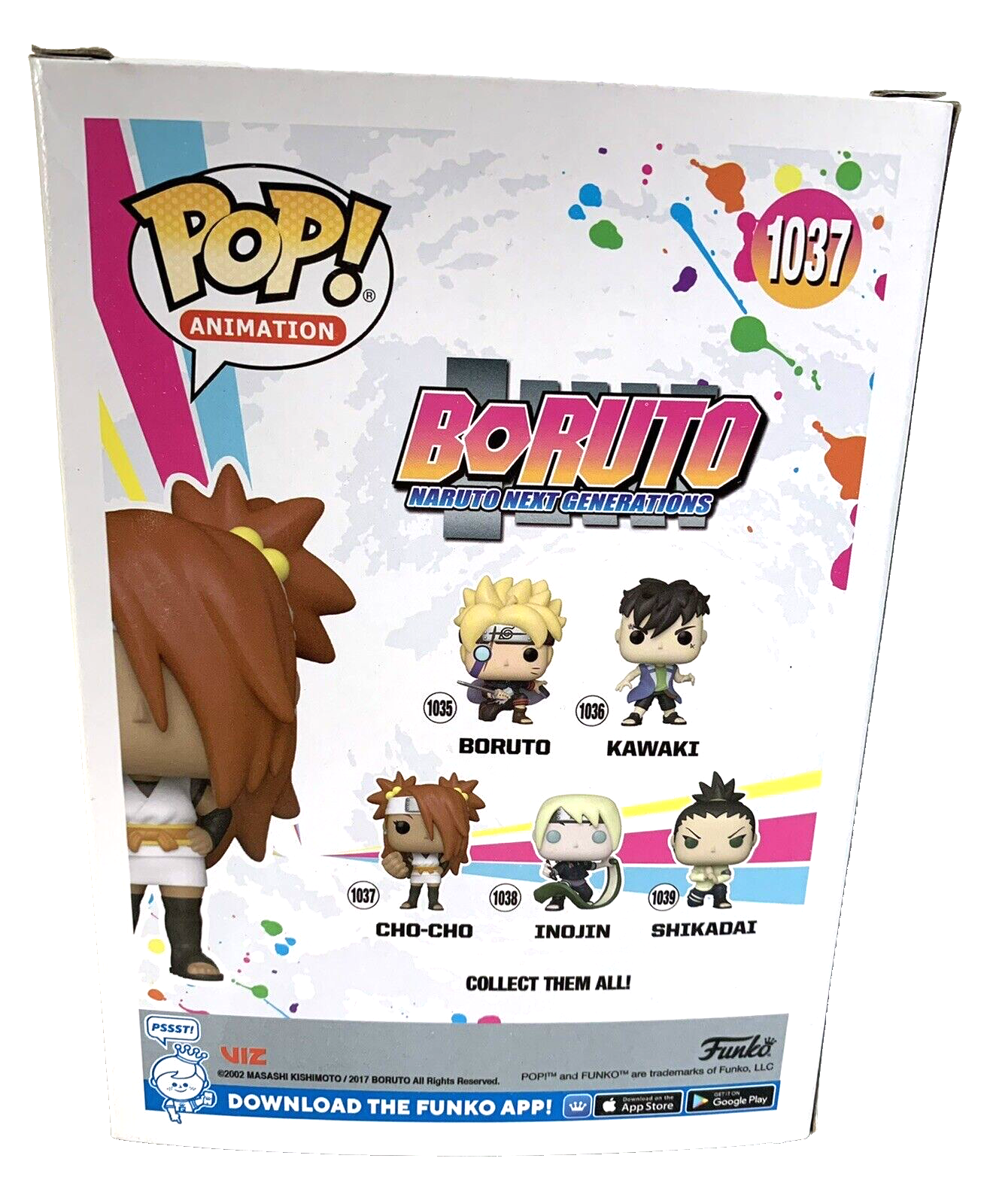 FUNKO POP! CHO CHO 1037 BORUTO NARUTO NEXT GENERATIONS NUOVO SIGILLATO