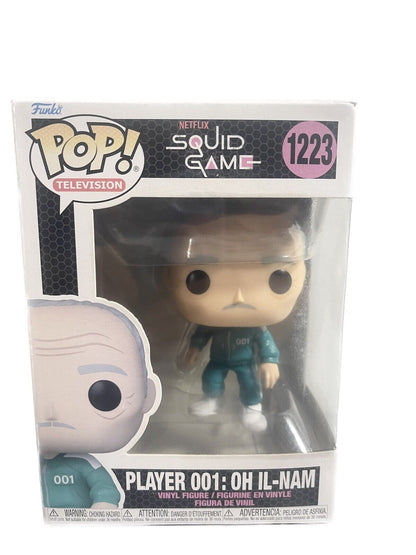 FUNKO POP! PLAYER 001: OH IL-NAM 1223 SQUID GAME NUOVO SIGILLATO