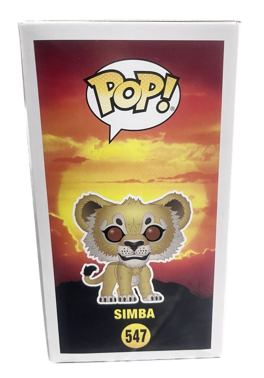 FUNKO POP! SIMBA #547 THE LION KING FLOCKED SPECIAL EDITION NUOVO SIGILLATO