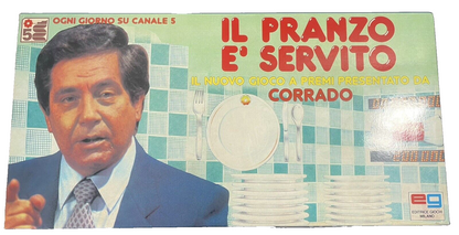 IL PRANZO E' SERVITO GIOCO IN SCATOLA EG GIOCHI 1982 COME NUOVO