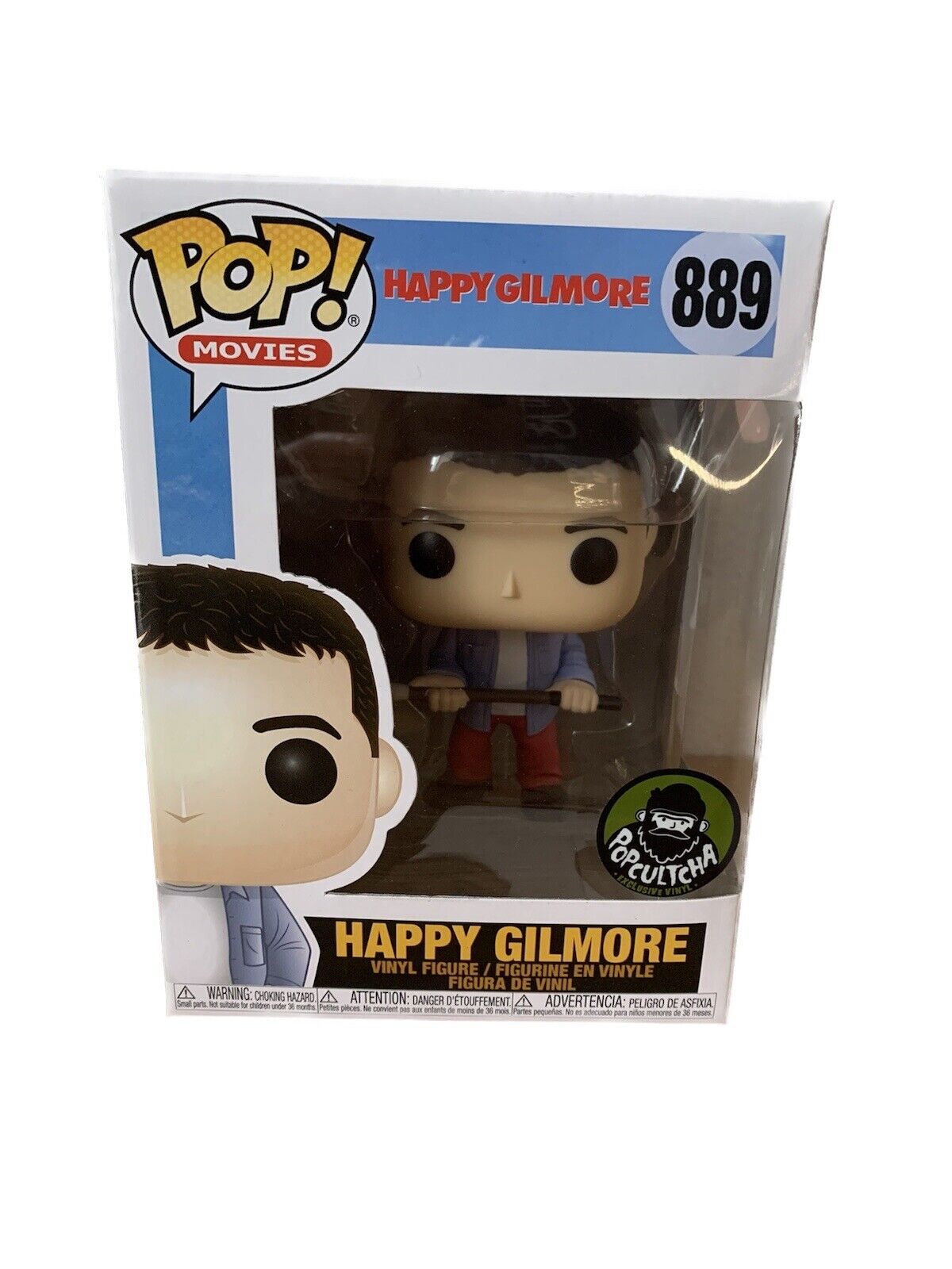 FUNKO POP! HAPPY GILMORE #889 HAPPY GILMORE POPCULCHA 2019 NUOVO SIGILLATO