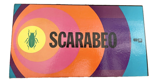 SCARABEO GIOCO IN SCATOLA EDITRICE GIOCHI MILANO ANNI 70 VINTAGE