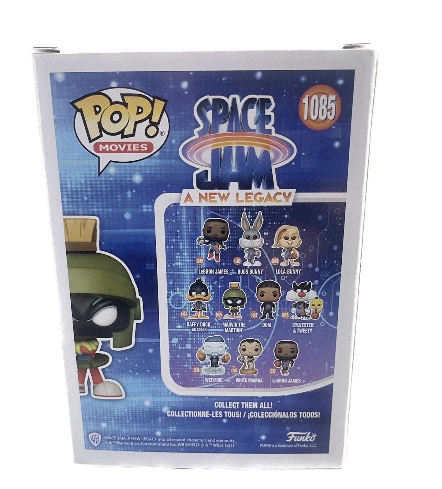 FUNKO POP! MARVIN THE MARTIAN #1085 SPACE JAM A NEW LEGACY NUOVO SIGILLATO