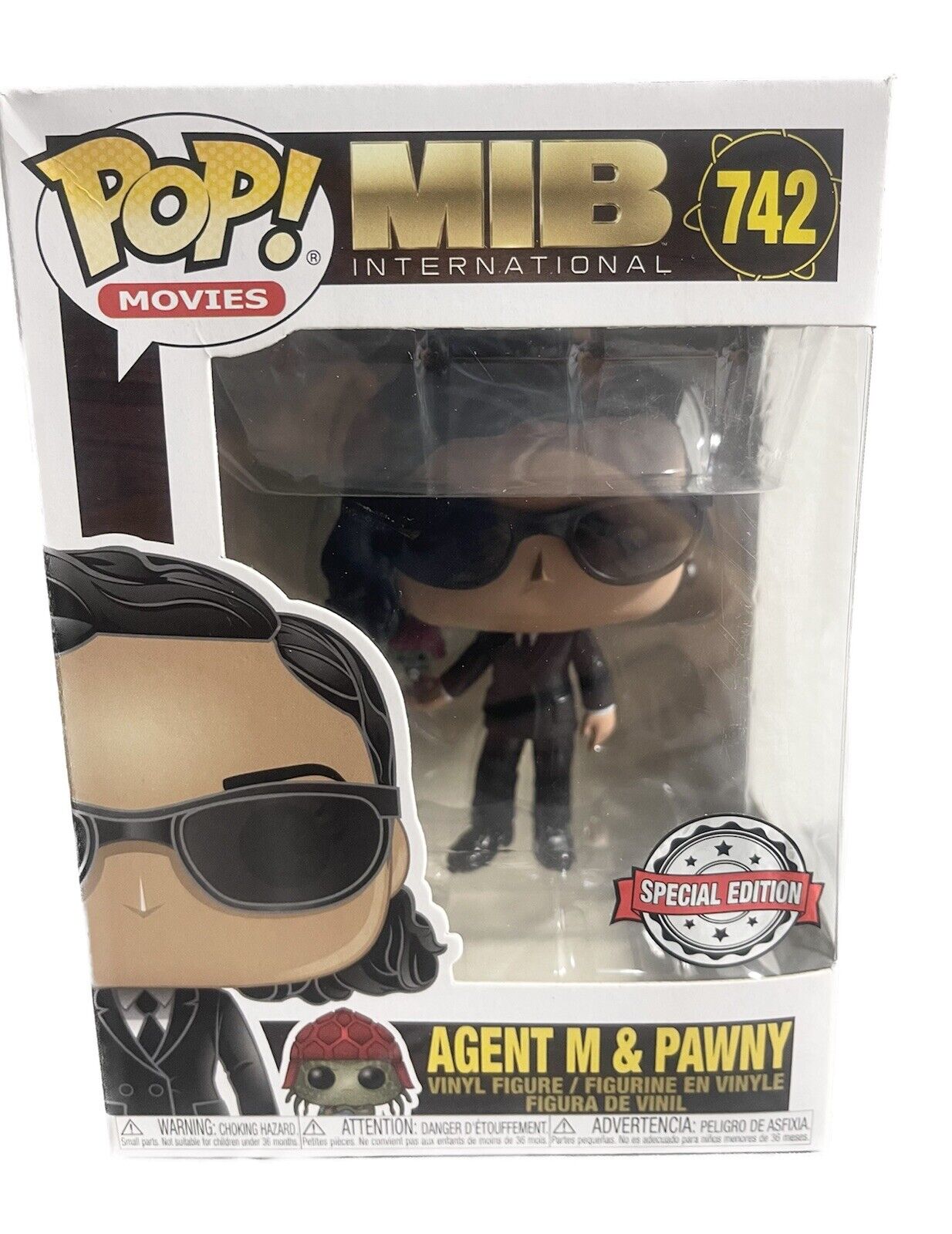 FUNKO POP! AGENT M & PAWNY #742 MEN IN BLACK SPECIAL EDITION NUOVO SIGILLATO