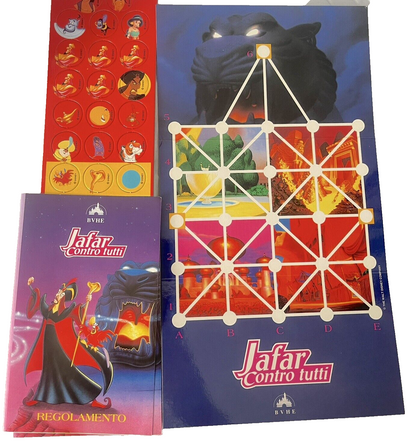 JAFAR CONTRO TUTTI GIOCO IN SCATOLA 1994/1995 VHS ALADDIN