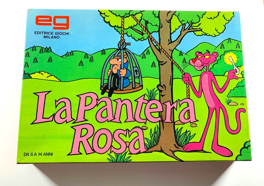 LA PANTERA ROSA GIOCO IN SCATOLA EDITRICE GIOCHI MILANO 1979 COMPLETO VINTAGE