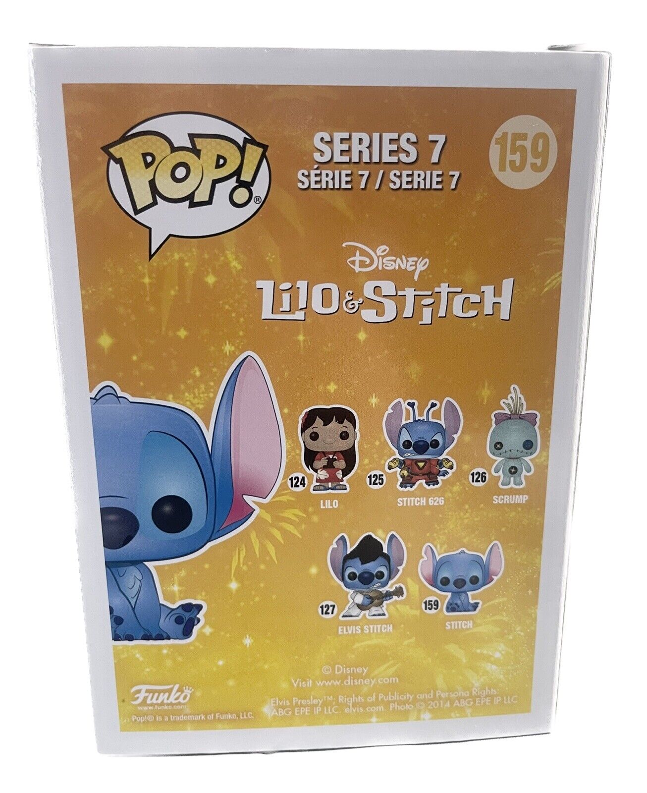 FUNKO POP! STITCH #159 DISNEY DIAMOND COLLECTION SPECIAL EDITION NUOVO SIGILLATO