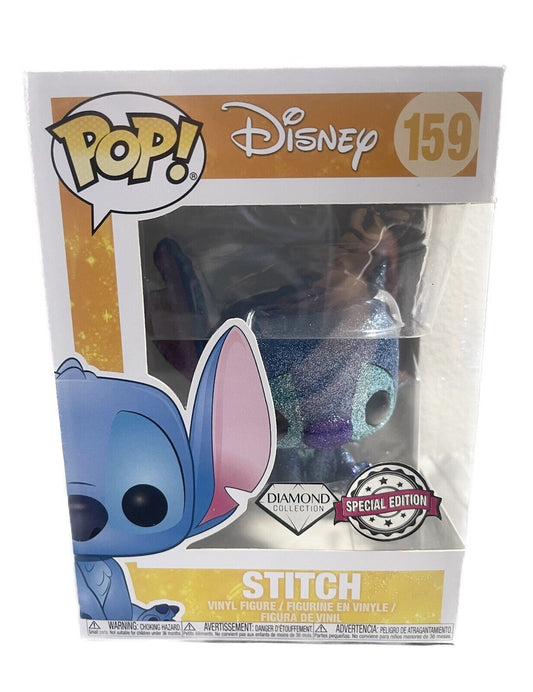 FUNKO POP! STITCH #159 DISNEY DIAMOND COLLECTION SPECIAL EDITION NUOVO SIGILLATO