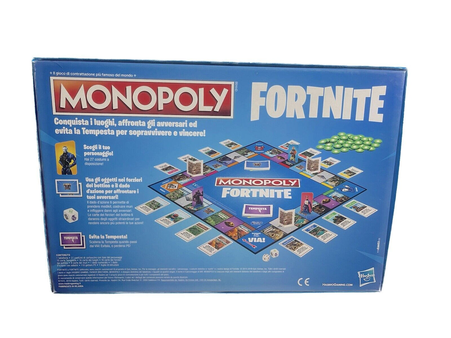 MONOPOLY FORTNITE GIOCO IN SCATOLA HASBRO GAMING