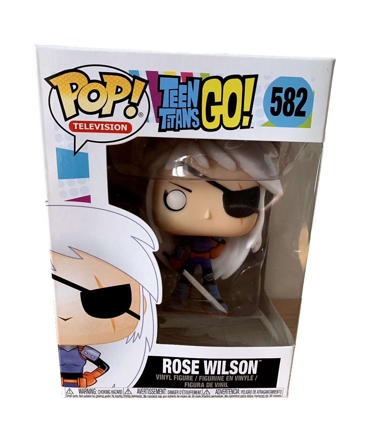 FUNKO POP! ROSE WILSON 582 TEEN TITAN GO NUOVO E SIGILLATO