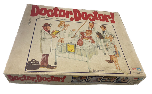 DOCTOR DOCTOR GIOCO IN SCATOLA EG GIOCHI 1979 COMPLETO