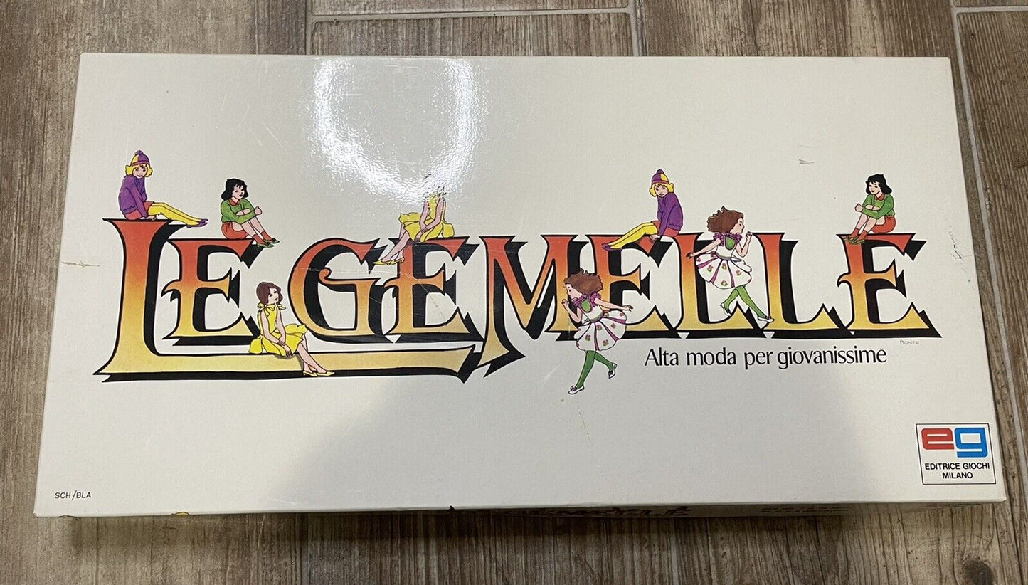 LE GEMELLE GIOCO IN SCATOLA EDITRICE GIOCHI MILANO 1983 VINTAGE