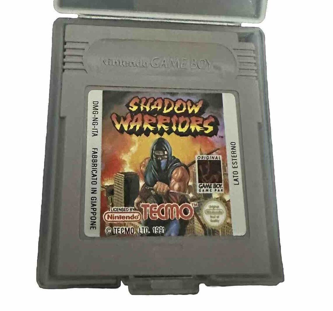 SHADOW WARRIORS NINTENDO GAME BOY PAL TESTATO E FUNZIONANTE