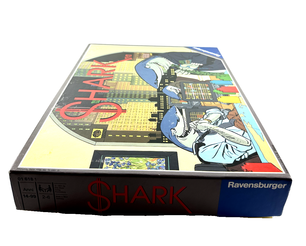 SHARK GIOCO IN SCATOLA RAVENSBURGER 1991 COMPLETO OTTIMO