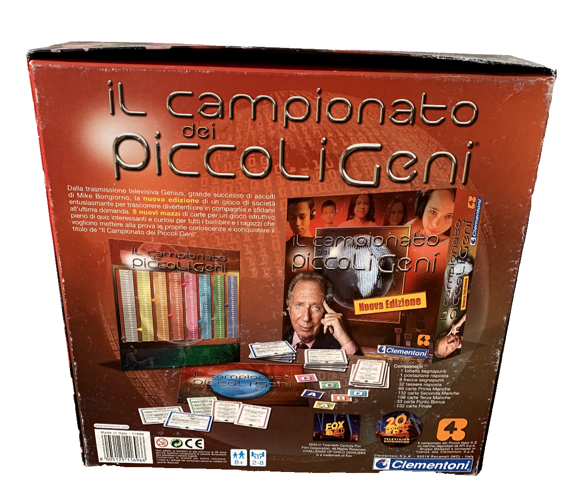 IL CAMPIONATO DEI PICCOLI GENI GIOCO IN SCATOLA CLEMENTONI ANNI 90 COME NUOVO