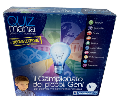 IL CAMPIONATO DEI PICCOLI GENI GIOCO IN SCATOLA CLEMENTONI COMPLETO ANNI 90