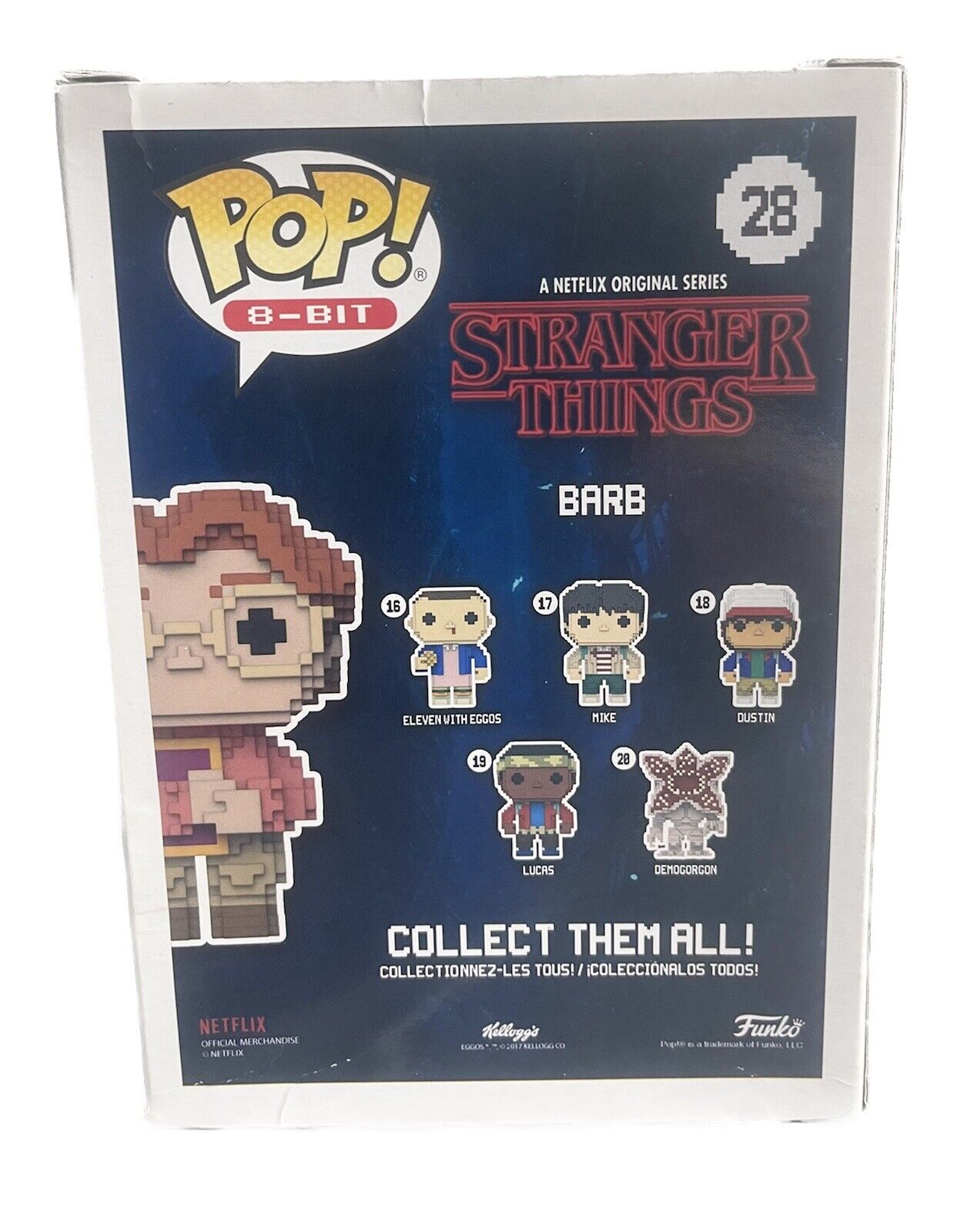 FUNKO POP! BARB 8-BIT #28 STRANGER THINGS 2018 SPRING CONVENTION NUOVO SIGILLATO