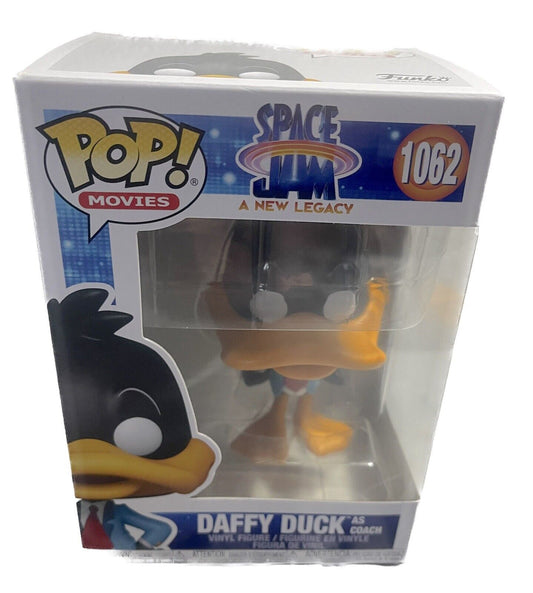 FUNKO POP! DAFFY DUCK AS' COACH #1062 SPACE JAM A NEW LEGACY NUOVO SIGILLATO