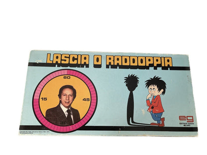 LASCIA O RADDOPPIA GIOCO IN SCATOLA EDITRICE GIOCHI COMPLETO