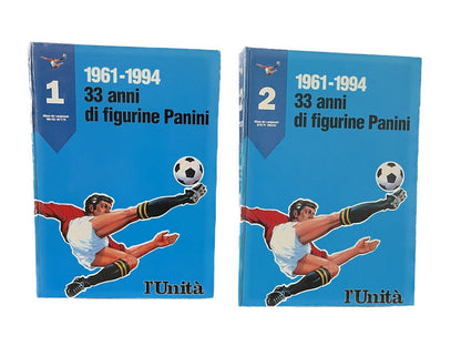 LIBRI RILEGATI L'UNITA' DAL 1961 AL 1994 I PRIMI 33 ANNI DI FIGURINE PANINI