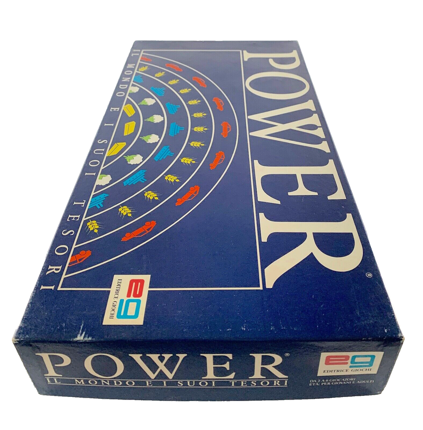 POWER IL MONDO E I SUOI TESORI GIOCO IN SCATOLA EG GIOCHI 1982 VINTAGE COMPLETO