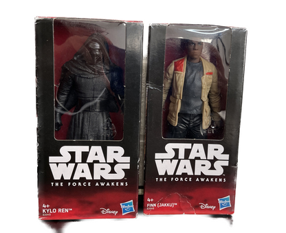 STAR WARS THE FORCE AWAKENS KYLO REN FINN DISNEY HASBRO ACTION FIGURE