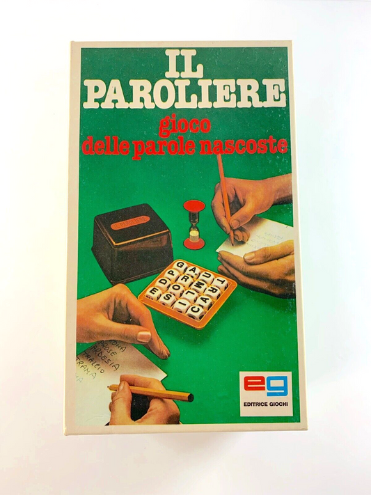 IL PAROLIERE GIOCO IN SCATOLA EG EDITRICE GIOCHI OTTIMO COMPLETO 1979 VINTAGE