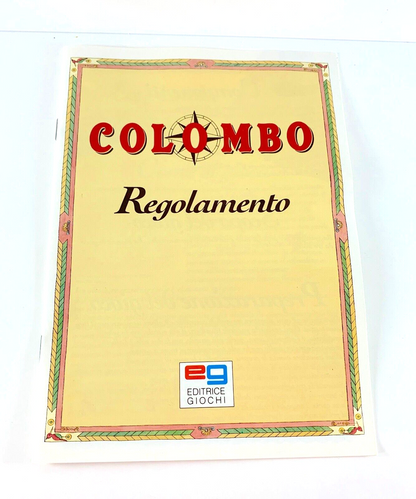 COLOMBO GIOCO IN SCATOLA EDITRICE GIOCHI VINTAGE 1991 COMPLETO