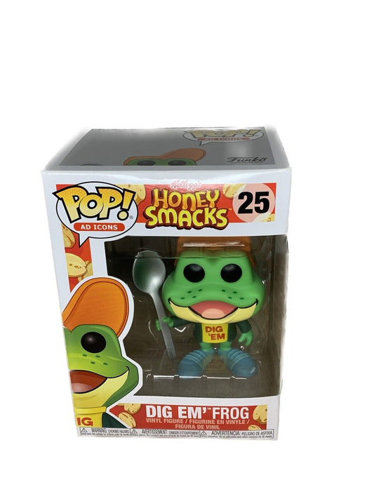 FUNKO POP! HONEY SMACKS #25 DIG 'EM FROG NUOVO SIGILLATO