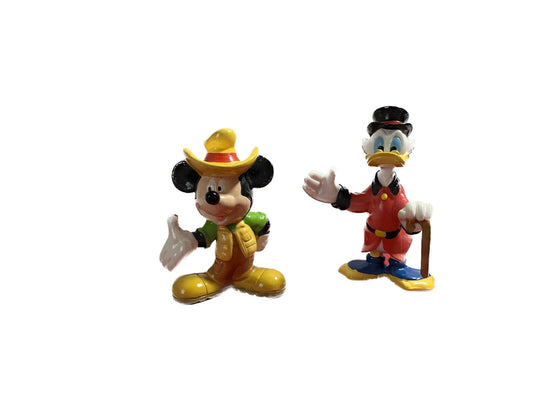 PERSONAGGI DISNEY TOPOLINO ZIO PAPERONE - FIGURES MICKEY MOUSE/SCROOGE MCDUCK