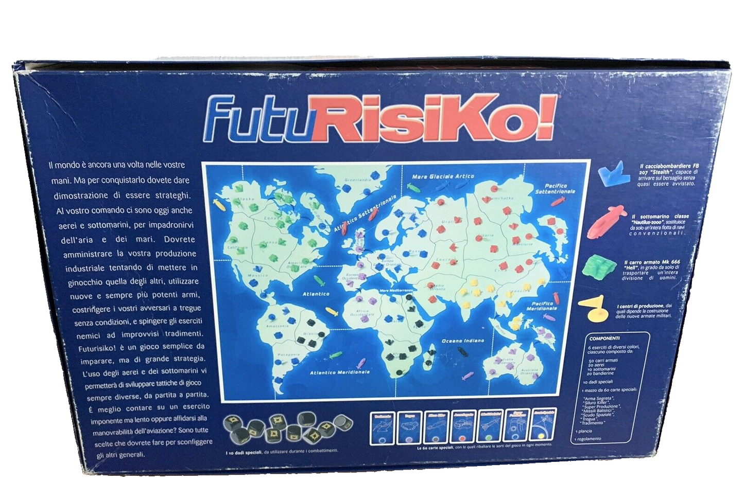 FUTURISIKO! GIOCO IN SCATOLA EDITRICE GIOCHI MILANO PEZZI SIGILLATI OTTIMO COMPLETO